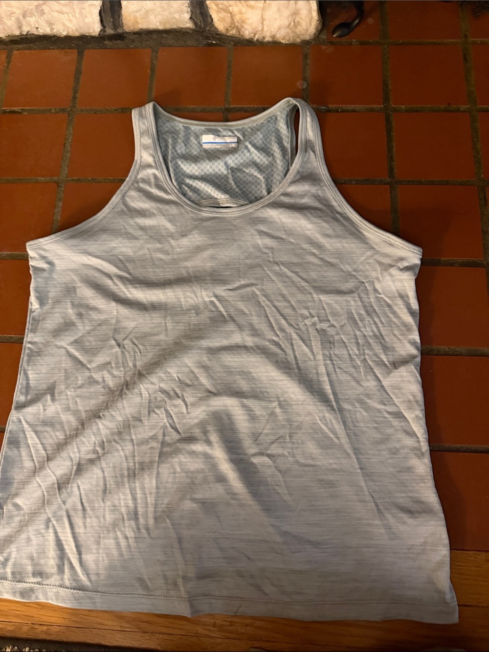 Columbia Light Blue Patterned Women's Tank